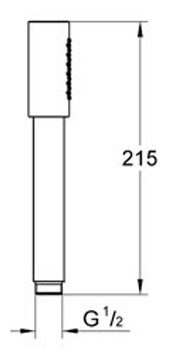 Лейка Grohe Sena Stick для душа 28034000