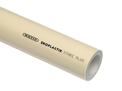 Полипропиленовая труба 50x6,9 Ekoplastik PP-RCT Stabi Plus PN28 алюминий