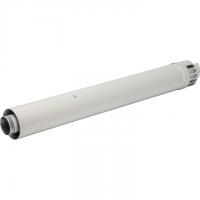 Элемент дымохода Ø60/100 фин.уч-ок 1000 мм  для горизонт. прохода через стену с антиобмерз.оголовком (с лого) Stout SCA-6010-001001