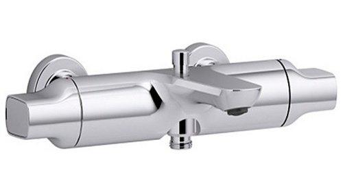 Смеситель для ванны Jacob Delafon AlEo E72286-CP Хром, излив (213мм), термостатический