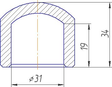 Заглушка Kalde 32 полипропилен 3292-ste-320000