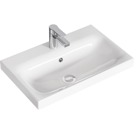 Тумба с умывальником AQWELLA Smart 60 Бетон светлый SRT0106BS