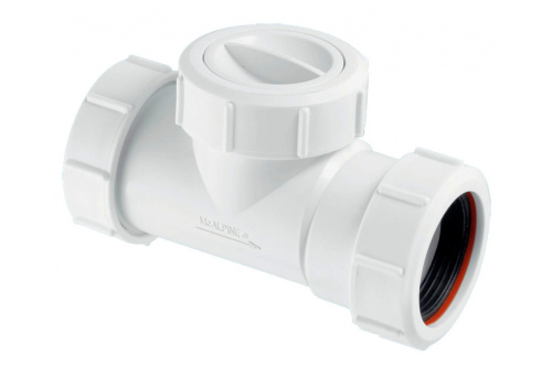 Обратный клапан 40 мм горизонтальный компрессионное соединение McAlpine