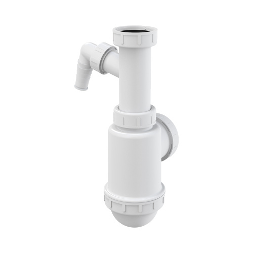 Сифон для мойки без выпуска Ду40 с штуцером, слив DN50/40 Alcaplast