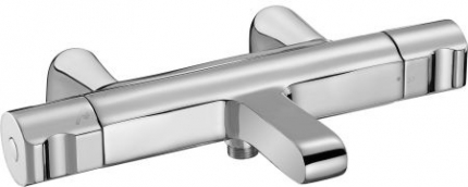 Смеситель для ванны Jacob Delafon Singulier E10871-CP Хром, на деку ванны, термостатический