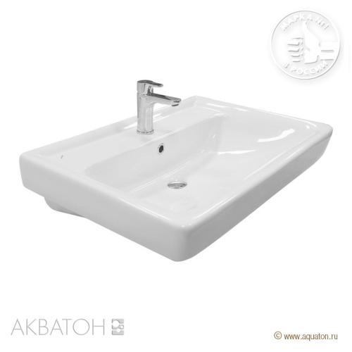 Раковина Акватон Тигода-70 мебельная 1WH302083