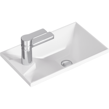 Тумба с умывальником AQWELLA Accent 42 Белый ACC0104W