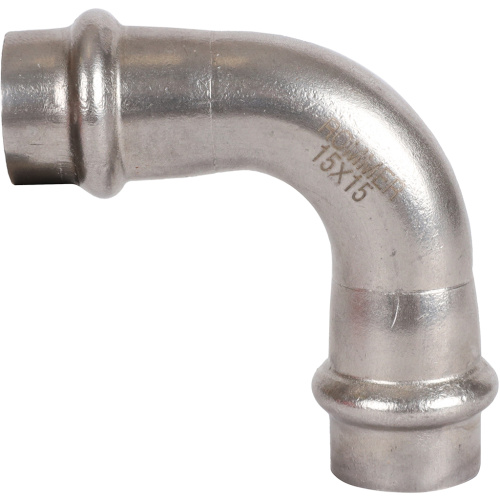 Угольник 90° ВПр 15x15 пресс, нержавеющая сталь Rommer