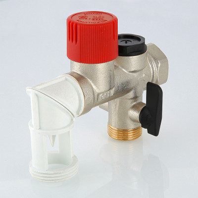 Группа безопасности бойлера Valtec 3/4" с сифоном и переходником 3/4"x1/2" VT.461.N.05