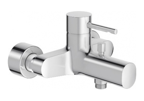 Смеситель для ванны Jacob Delafon Cuff E45532-CP хром, настенный, не повротный излив (156-168мм)