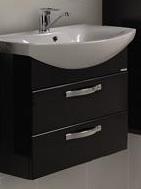 Тумба Акватон Ария 65 М черный, подвесная 1A123301AA950