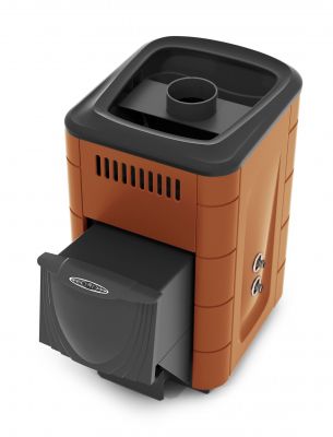 Банная печь Компакт 2017 Inox ДА ТО терракота