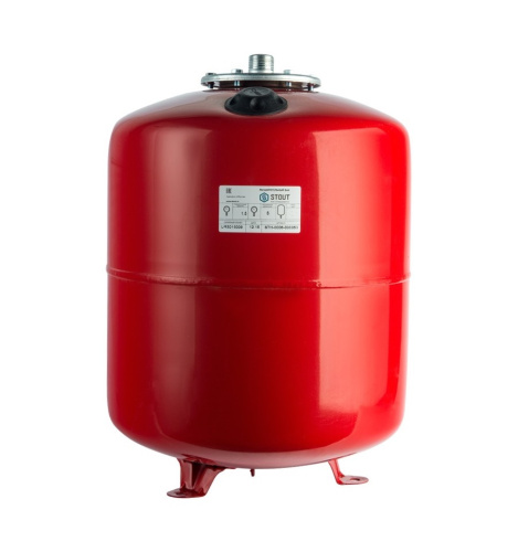 Мембранный бак Stout 200 л. для отопления, заменяемая мембрана STH-0006-000200, красный