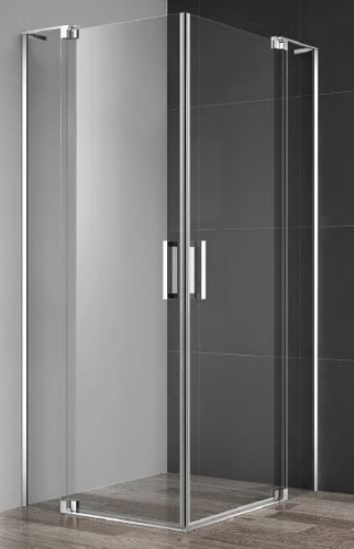 Душевой уголок 100x110 Cezares SLIDER-A-2-100/110-BR-NERO