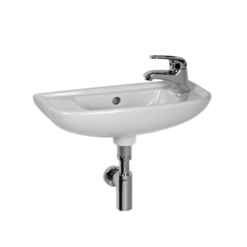 Раковина Jika Olymp 156130001051 белый, отверстие слева 500x230