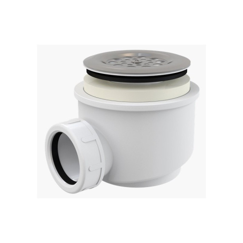 Сифон Alcaplast d 60 мм, для душевого поддона, с нержавеющей решеткой A46PR.60