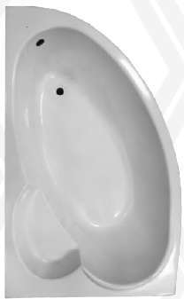 Акриловая ванна Eurolux SPARTA 160x100 E2160100034L