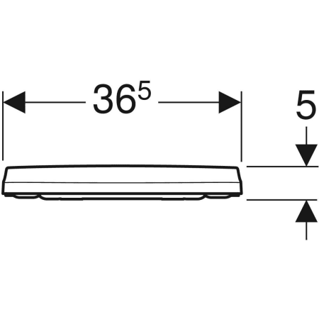 Сиденье для унитаза Geberit iCon тонкое исполнение 574950000