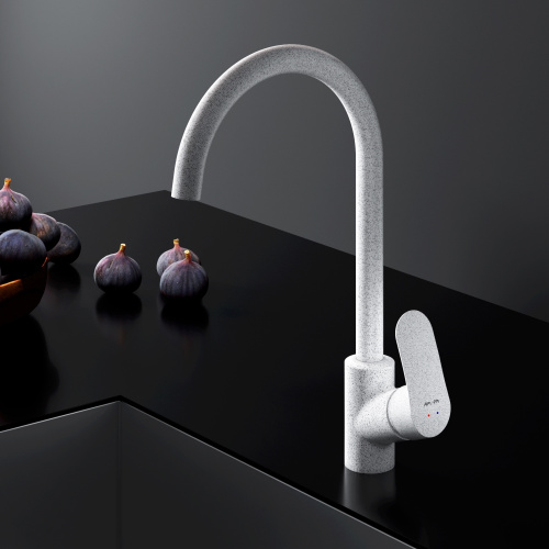 Смеситель для кухни AM.PM Like F8007133 белый