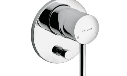 Смеситель для скрытого монтажа Kludi Bozz 387160576 Хром, автом. переключение душ/ванна, высота 140мм, неполный комплект