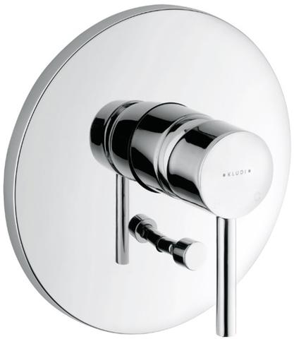 Смеситель для скрытого монтажа Kludi Bozz 386500576 Хром, автом. переключение душ/ванна, высота 170мм, неполный комплект