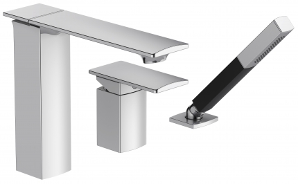 Смеситель для ванны Jacob Delafon Stance E14774-CP хром, не поворотный излив (210мм)