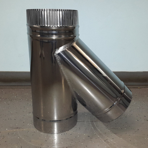 Тройник 45° D=150(1.0) нерж.304