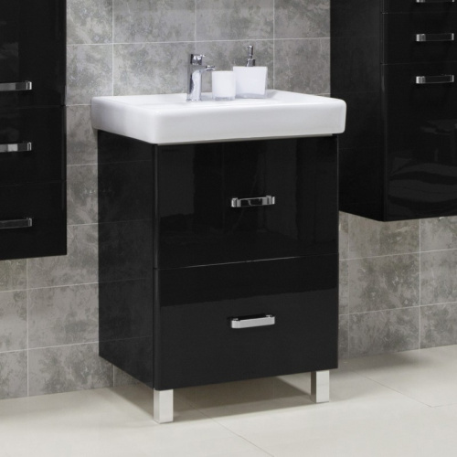 Тумба Акватон Америна 60 Н черный 1A169201AM950