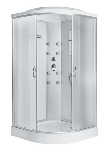 Душевая кабина 90x90 Erlit Comfort ER3509PF-C3 гидромассаж, низкий поддон