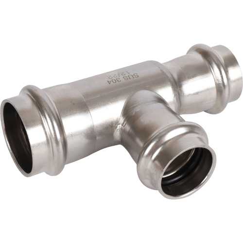 Тройник переходной ВПр 28х22х22 пресс, нержавеющая сталь Rommer