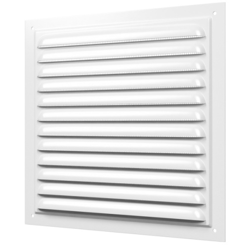 2525МЭ Решетка ЭРА вентиляционная металлическая, с сеткой 250х250