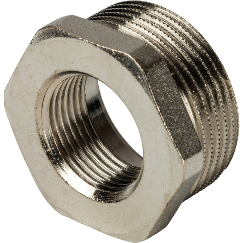 Футорка Stout 1 1/2"x3/4"НВ никелированная SFT-0029-011234