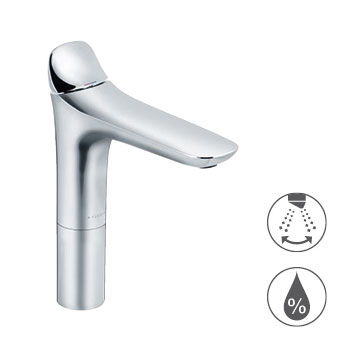 Смеситель для раковины Kludi Ambienta 532960575 хром, высокий 278 мм