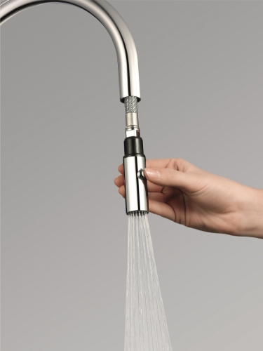 Смеситель для кухни Kludi Bingo Star 428520578 хром, выдвижной излив-душ