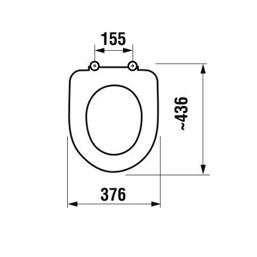 Сиденье для унитаза с крышкой Jika Baltic 932813000639 белый