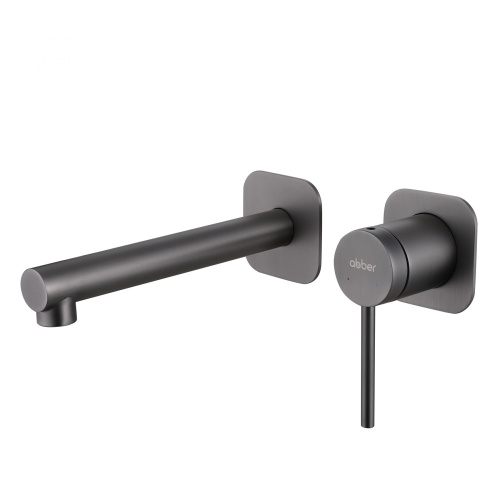 Смеситель для раковины ABBER Emotion AF8812NG скрытого монтажа, никель