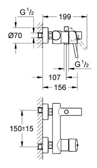 Смеситель для ванны Grohe Concetto 32211001 Хром