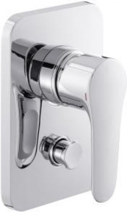 Смеситель для скрытого монтажа Jacob Delafon July E98714-CP Хром, с переключателем на 2 выхода, неполный комплект