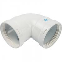 Элемент дымохода отвод 90° м/м Ø80 Stout