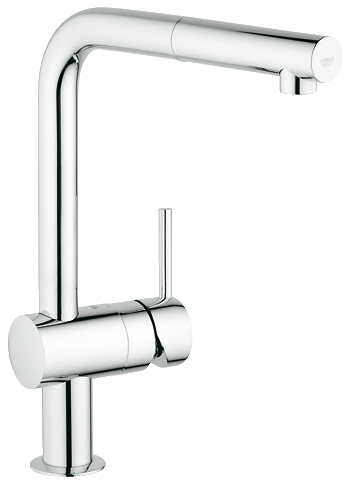 Смеситель для кухни Grohe Minta 32168000 хром, выдвижной излив
