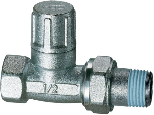 Вентиль запорный, прямой 1/2" FAR