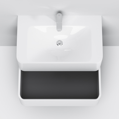 Раковина мебельная 80 Am.Pm Sensation M30WPC0801WG белый, литой мрамор