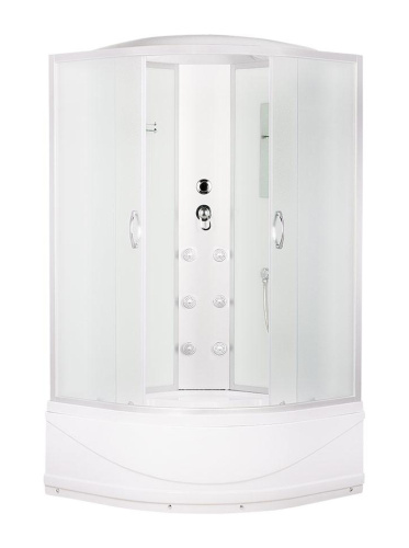 Душевая кабина 90х90 Erlit Comfort ER3509TPF-C3 гидромассаж, высокий поддон