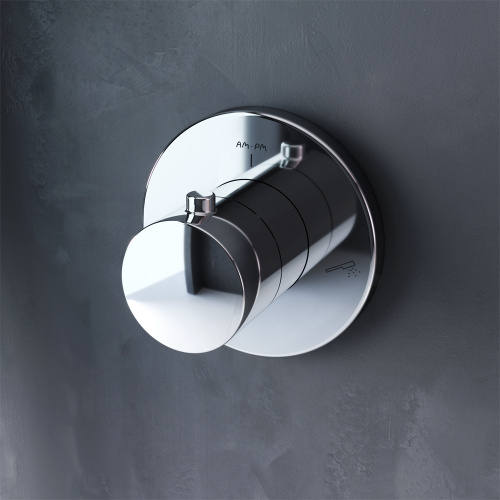 Переключатель встраиваемый Am.Pm F0800100 на 3 потребиталя, хром