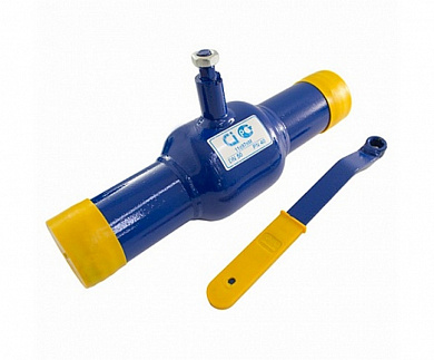 Кран шаровой стальной 11с67п Ду 80 Ру 25 под приварку