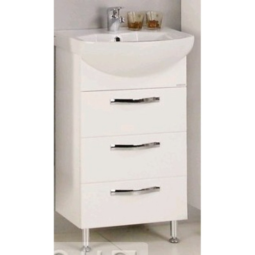 Тумба Акватон Ария 50 Н белый 1A140201AA010