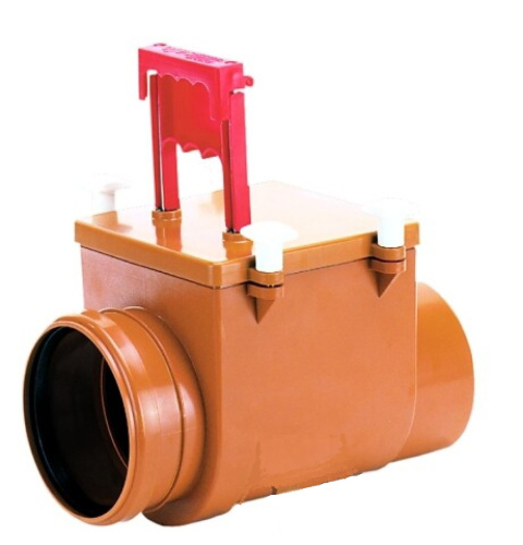 Обратный клапан 110 НПВХ Хемкор наружная канализация