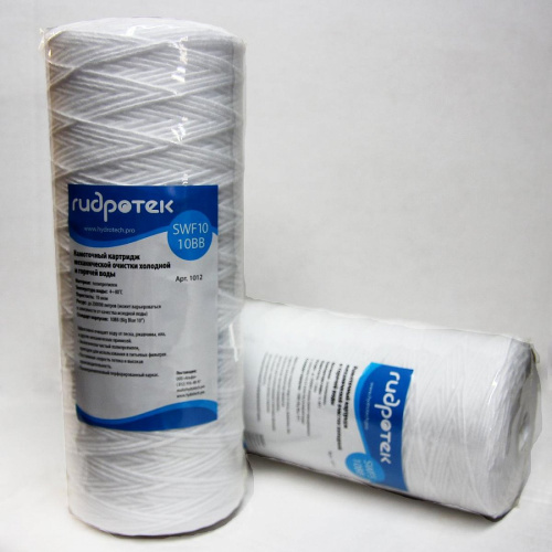 Картридж фильтра Гидротек SWF 10BB на 5 микрон для горячей и холодной воды