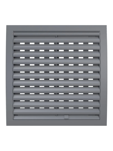 2525РРПН сер, Решетка наружная ASA вентиляционная регулируемая 250х250, серая