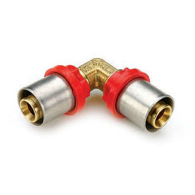 Угольник пресс Tiemme 16x16  металлопластик 1650011